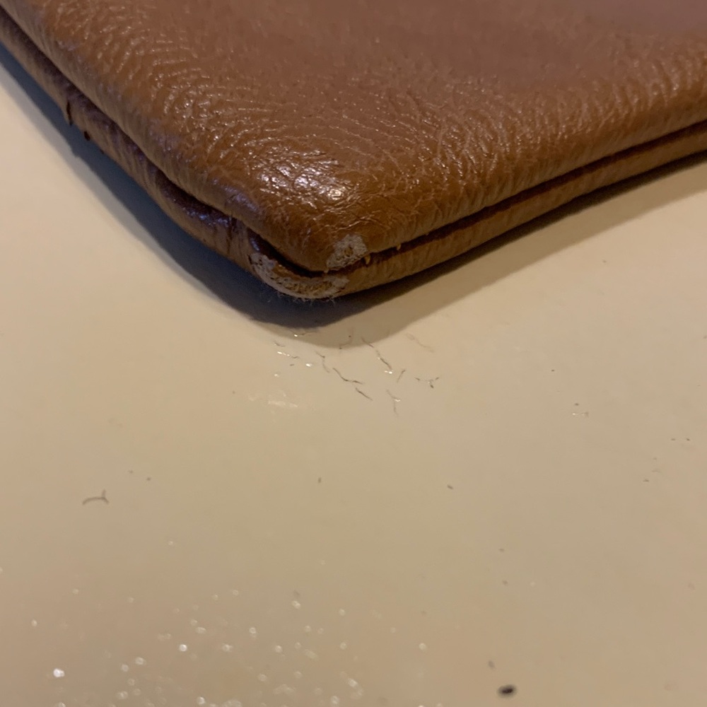 Mulberry Brown Leather Zip Pouch - Picture 6 of 11